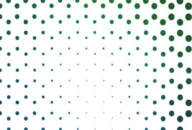 Açık mavi, küreli yeşil vektör deseni. Bulanık yağmur damlaları olan soyut bir çizim. Suyun deseni, yağmur damlaları.