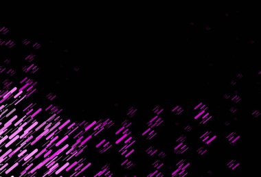 Koyu renkli, düz çizgileri olan gökkuşağı vektör düzeni. Sopalı modern geometrik soyut çizim. Web siteleri, iniş sayfaları için desen.