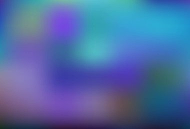 Işık Mavisi vektör bokeh şablonu. Soyut ve gradyan renkte renkli çizimler. Cep telefonları için şablon.