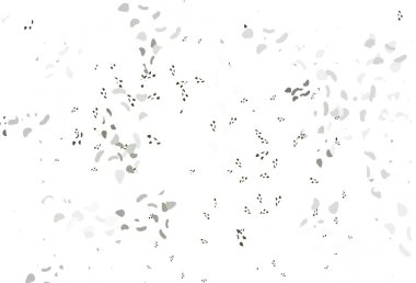 Kaotik şekilli açık yeşil vektör deseni. Soyut tarzda rengarenk gradyan şekilleri olan bir resim. Bir cep telefonu için arka plan.