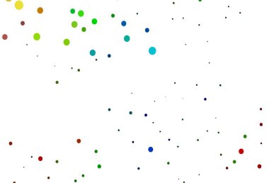 Açık Çokrenkli, diskli Gökkuşağı vektör dokusu. Bulanık dekoratif tasarım baloncuklu soyut tarzda. Marka kitabınız için şablon.