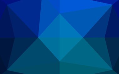 Işık Mavisi vektör soyut mozaik deseni. Gradyanı olan modern geometrik soyut çizim. İş tasarımınız için tamamen yeni bir şablon.