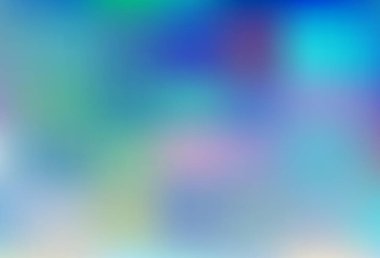 Açık mavi vektör bokeh ve renkli desen. Yaratıcı illüstrasyon, yarım tonlu ve eğimli. İşiniz için yepyeni bir tasarım..