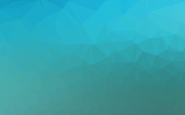 Hafif BLUE vektör mozaik şablonu. Renkli soyut çizimler ve gradyan. İş tasarımınız için tamamen yeni bir şablon.