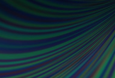 Lav şekilli koyu mavi vektör arkaplan. Çağdaş gradyan soyut çizgileri olan çizimler. Reklamlarınız, posterleriniz, afişleriniz için yepyeni bir tasarım..