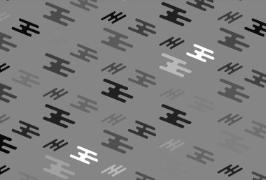 Açık gümüş, renkli çizgileri olan gri vektör dokusu. Soyut şablondaki çizgilerle dekoratif parlak çizimler. Reklamlar, posterler, afişler için desen.