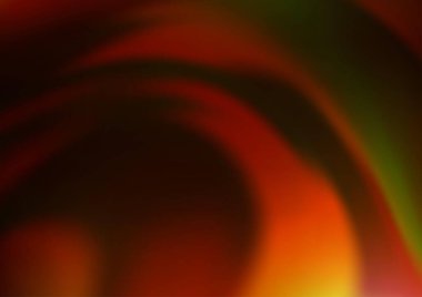 Açık sarı, turuncu vektör parlak bokeh deseni. Gradyanı olan belirsiz bir soyut çizim. Marka kitabı için zarif desen.