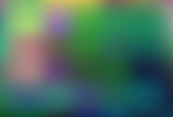Темно Синій Зелений Вектор Розмиває Яскравий Візерунок Барвисті Ілюстрації Абстрактному — стоковий вектор