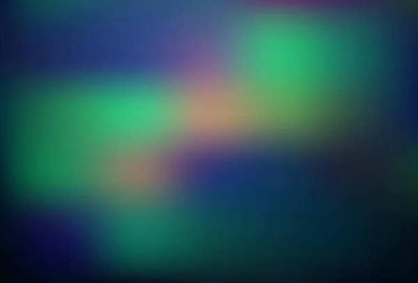 Donkerblauw Groen Vector Abstract Wazig Patroon Een Geheel Nieuwe Kleurenillustratie — Stockvector