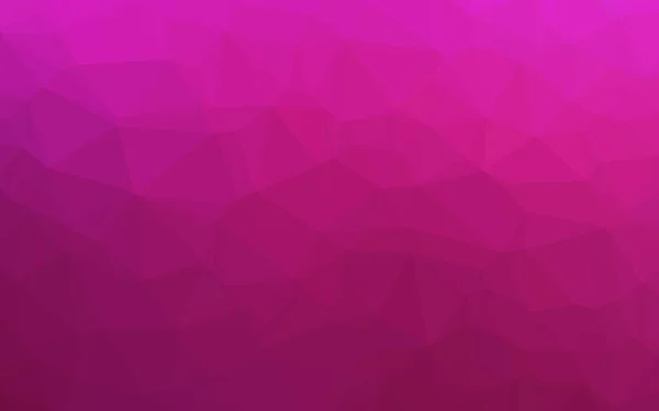 Licht Roze Vector Abstract Mozaïek Patroon Kleurrijke Illustratie Origami Stijl — Stockvector