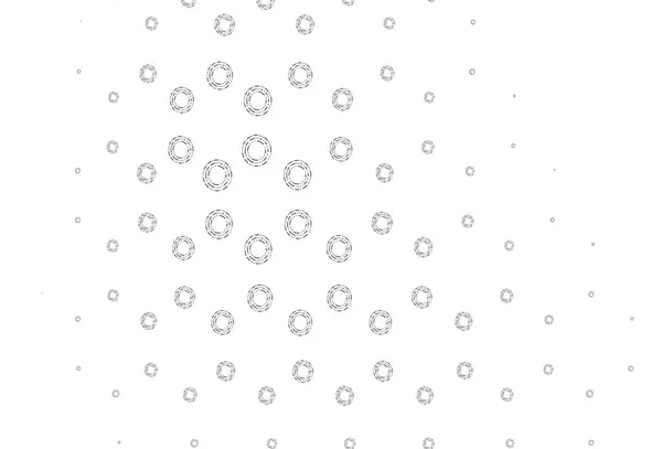 带有圆点的浅黑色矢量背景 现代抽象图解与彩色水滴 传单的格式 — 图库矢量图片