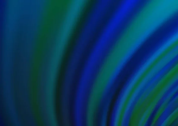 Темно Синий Векторный Рисунок Пузырьками Сияющая Кривая Иллюстрация Мраморном Стиле — стоковый вектор