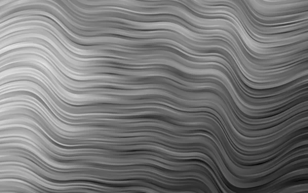 Світло Срібло Сірий Векторний Візерунок Вигнутими Колами Нова Кольорова Ілюстрація — стоковий вектор