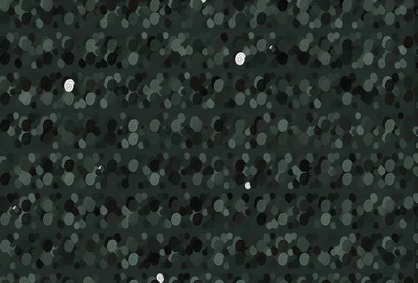 Patrón Vectorial Negro Claro Con Líneas Óvalos Ilustración Geométrica Mármol — Archivo Imágenes Vectoriales