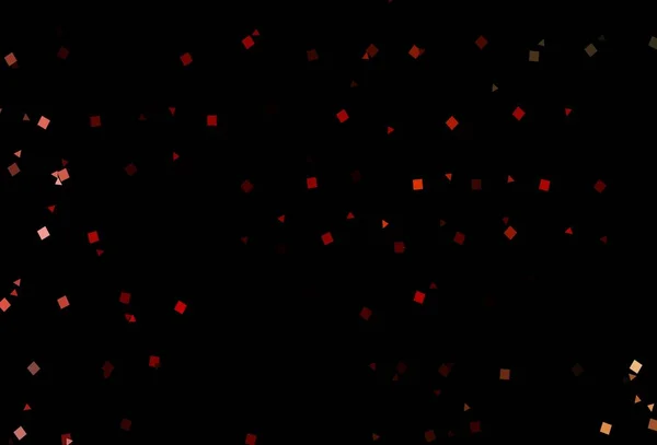 Темно Червоний Жовтий Векторний Фон Лініями Колами Ромбами Абстрактна Градієнтна — стоковий вектор