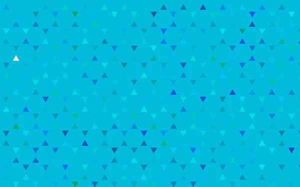 Azul Claro Modelo Sem Emenda Vetorial Verde Com Cristais Triângulos —  Vetores de Stock
