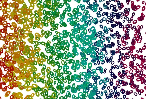 Light Multicolor Rainbow Vector Cover Spots Illustration Set Shining Colorful — Stock Vector