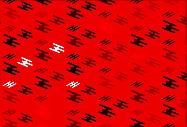 Modèle Vectoriel Rouge Clair Avec Des Lignes Étroites Illustration Abstraite — Image vectorielle