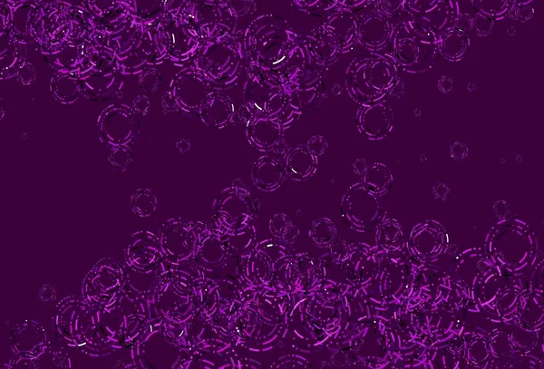 Світло Фіолетова Векторна Текстура Дисками Розмитий Декоративний Дизайн Абстрактному Стилі — стоковий вектор