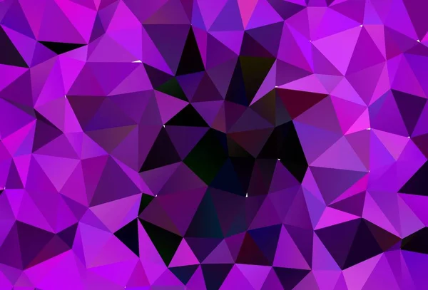 Light Purple Vektor Polygon Abstrakten Hintergrund Bunte Abstrakte Illustration Mit — Stockvektor