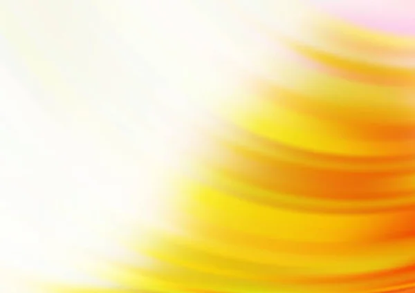 Light Yellow Orange Vector Glossy Abstract Background Elegant Bright Illustration — Stock Vector
