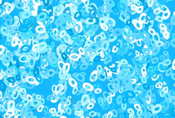 Світло Блакитний Зелений Векторний Візерунок Сферами Абстрактна Ілюстрація Кольоровими Бульбашками — стоковий вектор