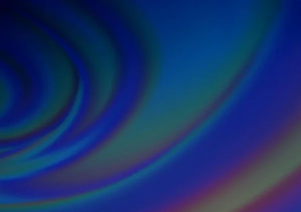 ダークブルーのベクトル抽象テンプレート グラデーションのある曖昧な抽象的なイラスト 創造的なデザインの背景 — ストックベクタ