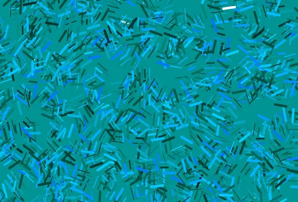 Donkerblauwe Groene Vectorachtergrond Met Lange Lijnen Glitter Abstracte Illustratie Met — Stockvector