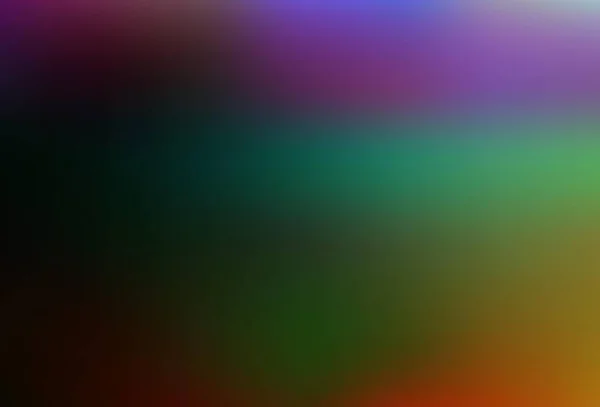 Темный Разноцветный Вектор Rainbow Современный Узор Боке Совершенно Новая Цветная — стоковый вектор