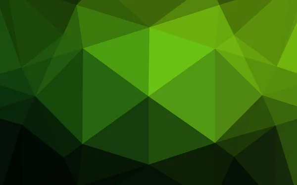 浅绿色矢量模糊的六边形图案 具有梯度的三角形几何样品 一个新的纹理为您的设计 — 图库矢量图片