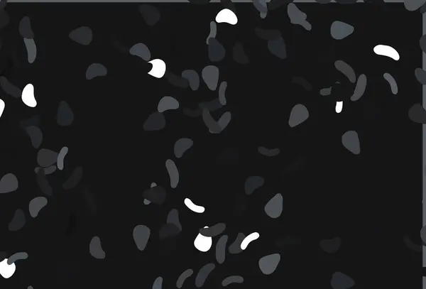 Світло Чорний Векторний Шаблон Фігурними Фігурами Барвисті Хаотичні Форми Градієнтом — стоковий вектор