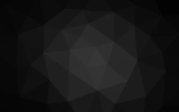Modèle Hexagonal Brillant Argent Foncé Vecteur Gris Une Toute Nouvelle — Image vectorielle