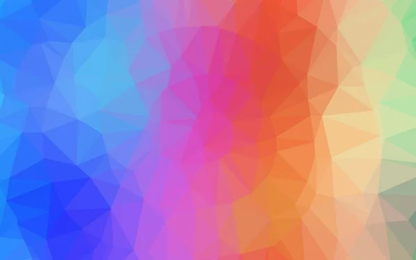 Multicolor Luz Arco Iris Vector Diseño Poligonal Abstracto Ilustración Colorida — Vector de stock