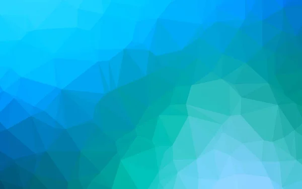 Ανοιχτό Μπλε Πράσινο Διάνυσμα Αφηρημένη Πολυγωνική Υφή Μια Αόριστη Αφηρημένη — Διανυσματικό Αρχείο