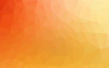 Açık Sarı, Turuncu vektör soyut çokgen dokusu.