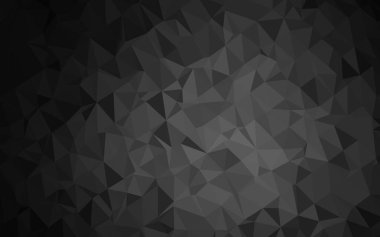 Koyu gümüş, gri vektör düşük polimerli doku.