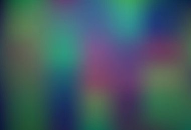 Koyu mavi, yeşil vektör soyut parlak deseni bulanıklaştırdı. Gradyan ile modern soyut çizim. Web siteniz için tasarım.