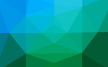 Açık Mavi, Yeşil vektör soyut çokgen kapağı.