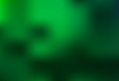 Açık yeşil vektör bulanık ve renkli şablon. Soyut ve gradyan renkte renkli çizimler. İşiniz için en iyi bulanık tasarım.