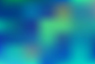 Açık mavi, yeşil vektör modern zarif arka plan. Gıcır gıcır, renkli bir tasvir. İşiniz için en iyi bulanık tasarım.