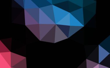 Açık Mavi, Kırmızı vektör düşük polimerli doku.