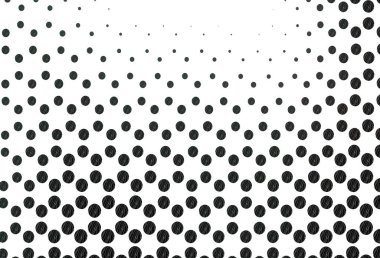 Lekeli açık siyah vektör örtüsü. Parlak renkli soyut çemberlerin olduğu bir resim. Güzel web siteleri için desen.