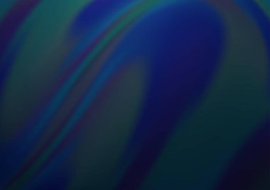 Lav şekilli koyu mavi vektör şablonu.