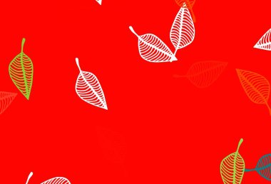 Açık renkli, Gökkuşağı vektör karalama kapağı. Yapraklı modern geometrik soyut çizim. Marka kitabınız için yeni şablon.