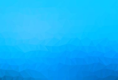 Işık Mavisi vektör soyut mozaik arkaplan. Parlak çizimler, üçgenlerden oluşur. İş tasarımınız için üçgen desen.