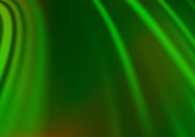 Bükülmüş kurdeleli açık yeşil vektör deseni.