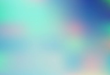 Açık mavi vektör bokeh ve renkli desen. Gradyan ile modern soyut çizim. Web siteniz için tasarım.