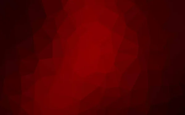 Fondo Vector Rojo Con Hexágonos Diseño Estilo Abstracto Con Hexágonos — Archivo Imágenes Vectoriales