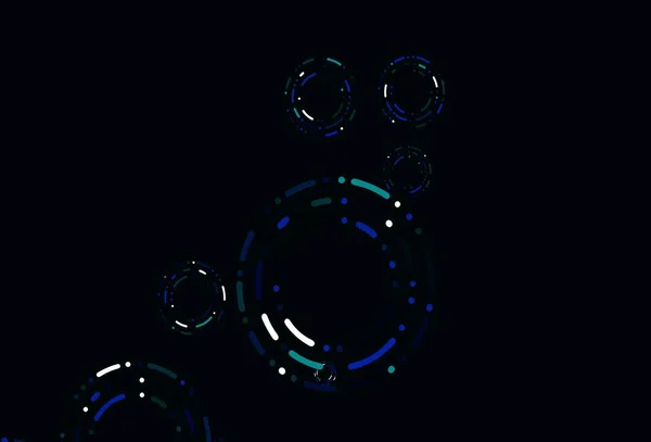 Hellblauer Vektorhintergrund Mit Blasen Moderne Abstrakte Illustration Mit Bunten Wassertropfen — Stockvektor