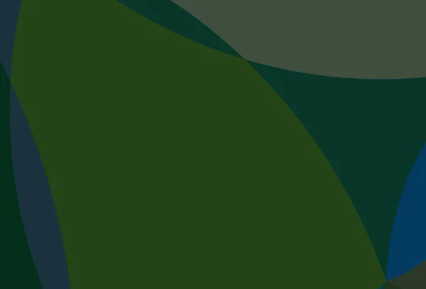 Bleu Foncé Motif Vectoriel Vert Avec Des Formes Lave Une — Image vectorielle